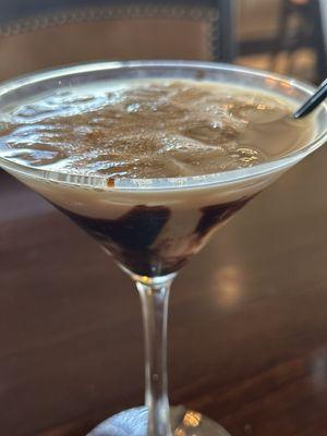 Chocolate martini for the win!! Made by Jill