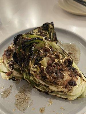 Grilled Cabbage w/ Bagna Cauda