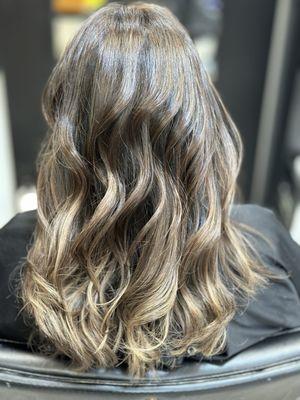 Ashy balayage