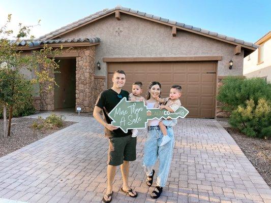 The Briones family were selling their current home with CalzaCo when they found their dream home in a CalzaCo Listing!