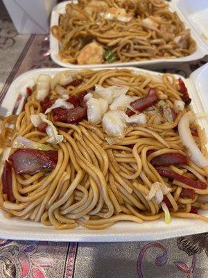 BBQ pork chow mein