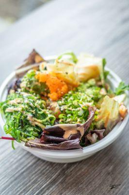 Poke Bowl with greens