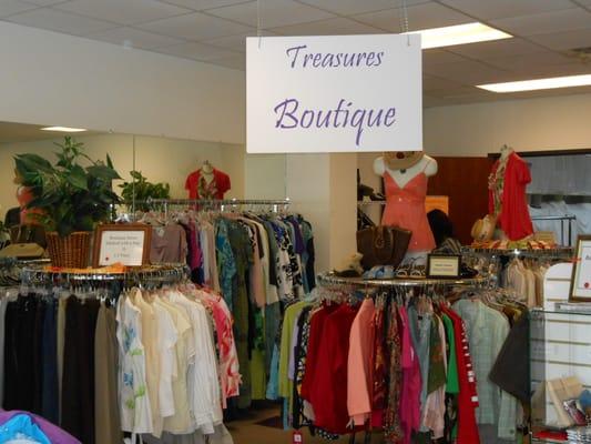 Treasures Charity Resale Shop & Boutique ~ Open to the Public ~ Clothing and Furniture