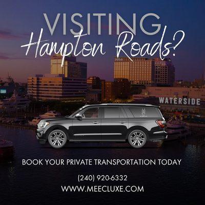 Hampton Roads Airport Transfer Service!