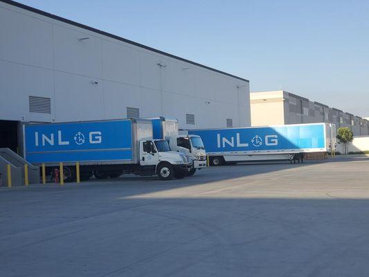 Trucks at Fresno Warehouse