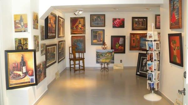 I share this gallery space with artist Barbara Davies