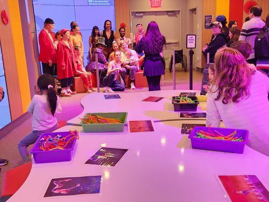 Kids activities in the Cafe area