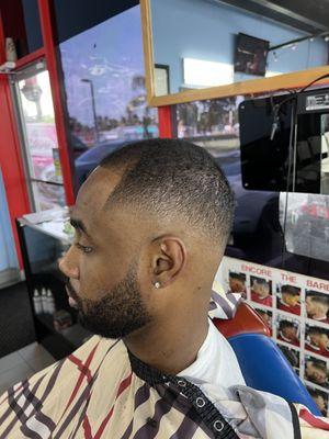 Cuts by Encore The Barber. Another satisfied customer.