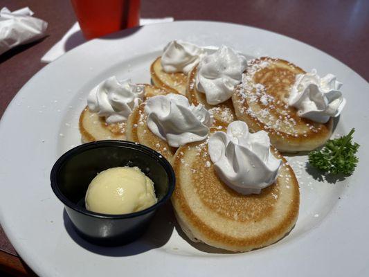 Silver dollar pancakes