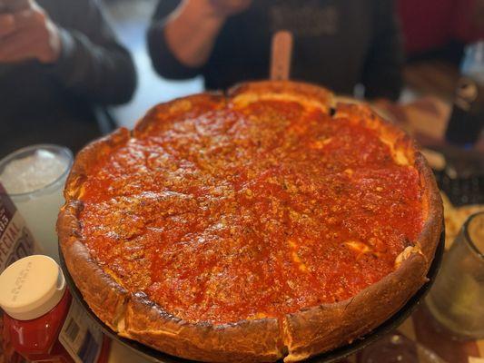 Chicago style pizza