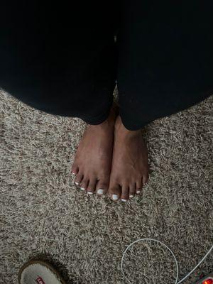 Pedicure a week later! Still perfect!