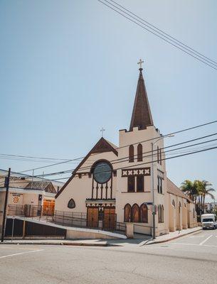 Church view from corner of Grand & Alpine