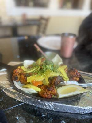 Chicken tikka kebab