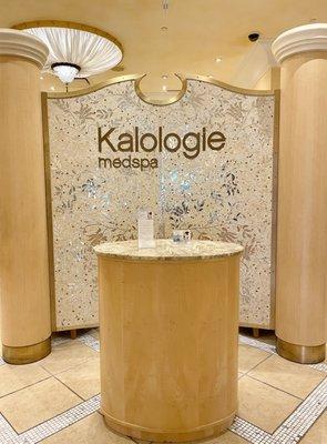 Check-in located within The Bellagio Spa & Salon