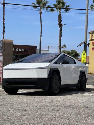 Tesla Cybertruck full color change PPF wrap

Window tint 50% front windshield
15% two fronts
5% rear
5% pano roof