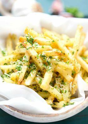 Regular or garlic parmesan fries