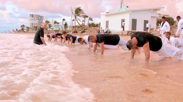 Beach training