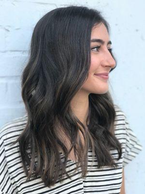 Subtle brunette Balayage