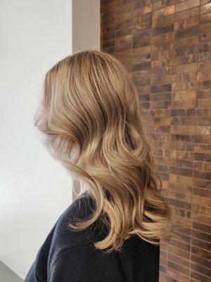 Root Touch-Up + Full Highlights