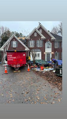 Roswell Ga roofing job