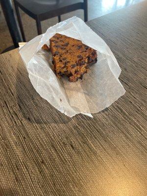 This is the Bread Slice - Pumpkin Chocolate Chip