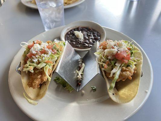 Fish tacos. Delicious