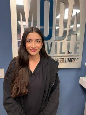 Aesthetic Nurse Jovana welcomes you to MODA Skin & Wellness Center in Danville