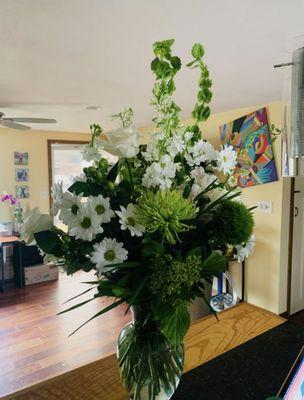 The Sympathy arrangement that arrived