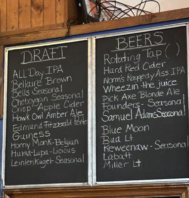 Beer list