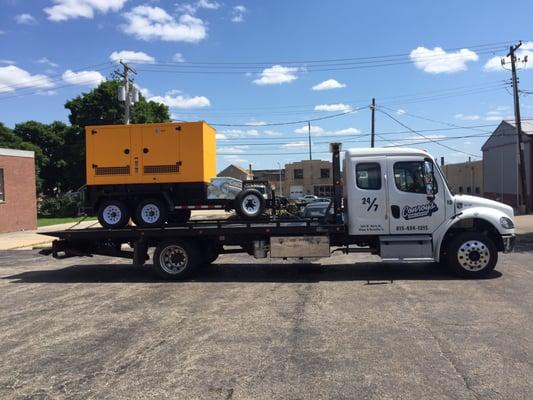 We do a little bit of everything...helping deliver a power plant after a tornado