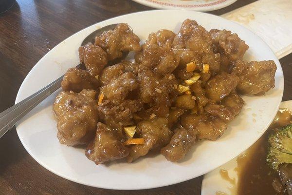 Orange chicken