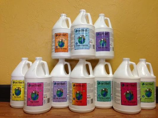 We now offer Earth-friendly, bio-degradable and natural shampoos!