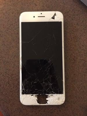 This was my shattered screen before! Good as new now!