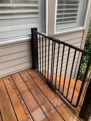 Outdoor gates that are designed for all weather conditions.