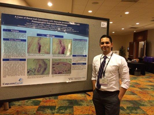 Dr. Mazloom has presented his work at many national and international meetings such as the American College of Mohs Surgery