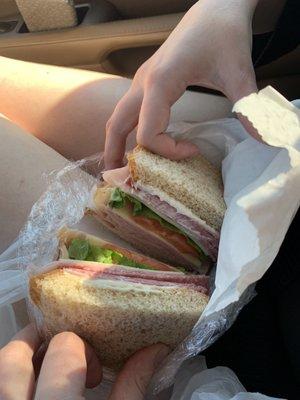 Tasty sandwich!