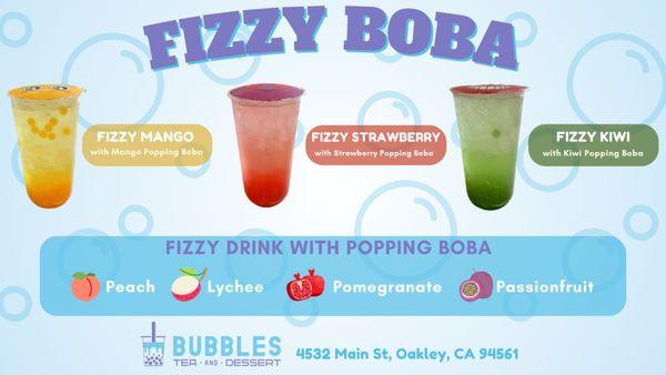 Fizzy Boba Menu