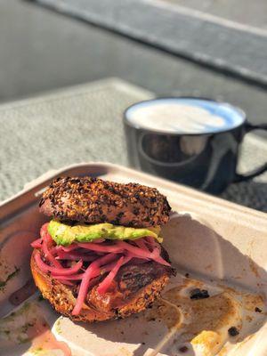 Toasted Bagel Plate