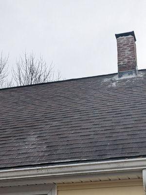 See lower shingles ruined by Right Works.