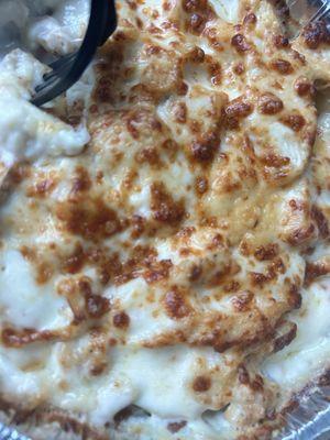 Sooo good!  Oven-Baked Chicken Alfredo Pasta $7