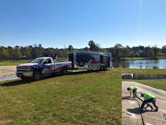 Spillway repair