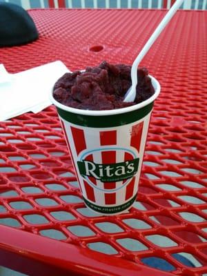 Nom Nom Nom!!! My absolute FAVORITE! Wild Black Cherry Ritas Ice