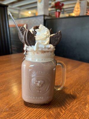 Oreo hot chocolate