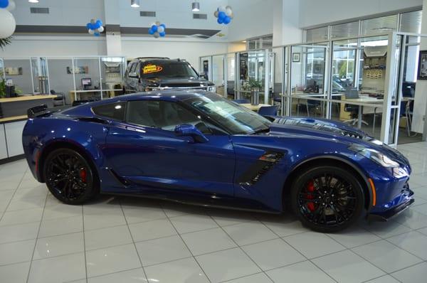 2016 Admiral Blue Z06 Corvette