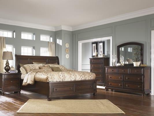 Queen Bed Dresser Mirror and Night Stand $1499.99