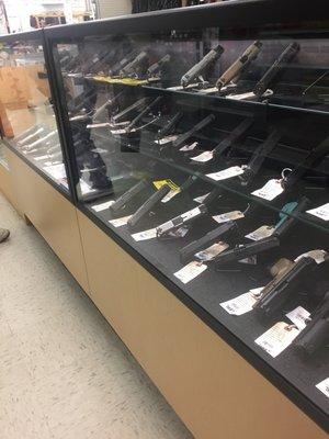 They now carry guns