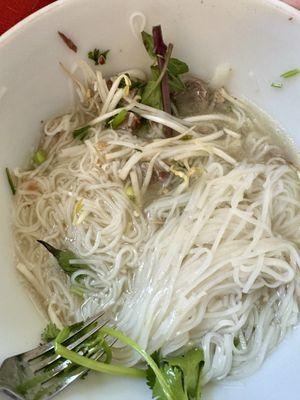 Pho in our big bowl at home, got carry out