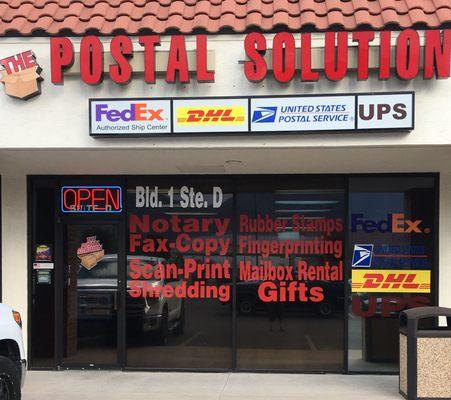 Store Front The Postal Solution