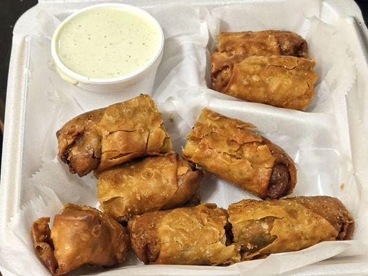 Southwest Chicken Egg Rolls