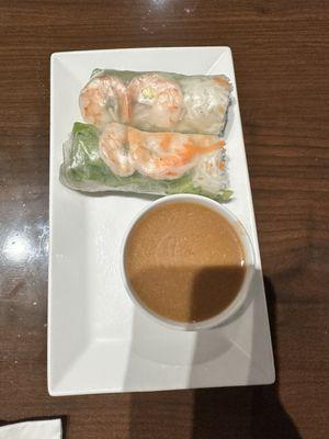 Shrimp spring rolls